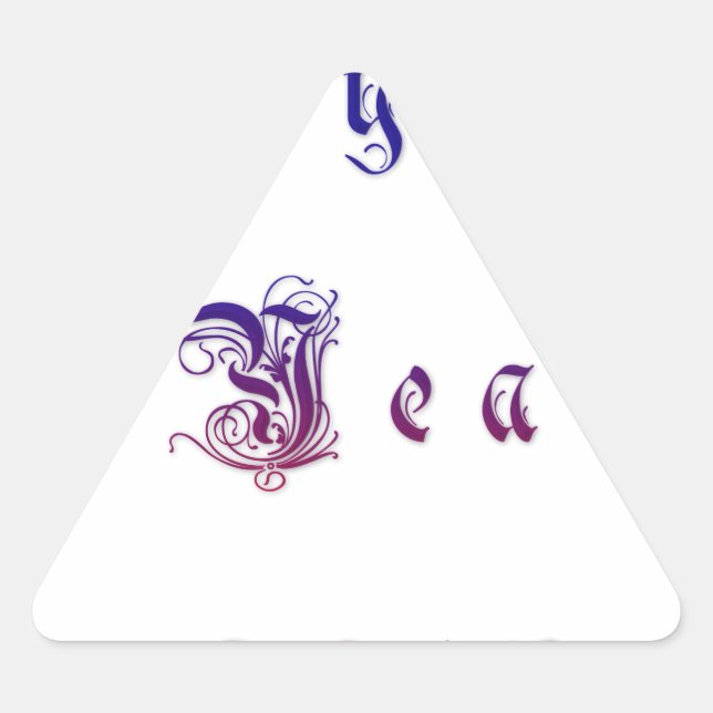 Happu New Year 2015 Hakuna Matata wishes.png Triangle Sticker (Front)