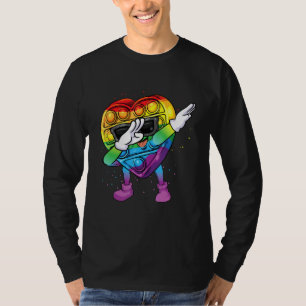 Happy 100 Day Of School Dabbing Fidget Toy Kids 20 T-Shirt