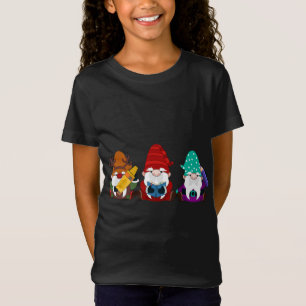 Happy 100 day of school or Three Gnomes School 100 T-Shirt