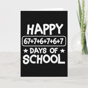 Happy 100 Days Math Equation School Meme 67 Math T Card