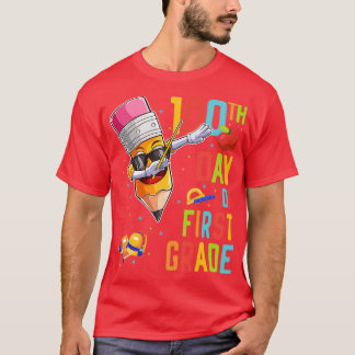 Happy 100 Days Of 1st Grade Teacher 100 Days Smart T-Shirt