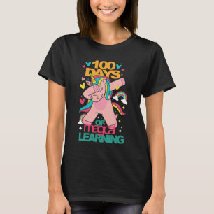 happy 100 days of magical learning  unicorn teache T-Shirt
