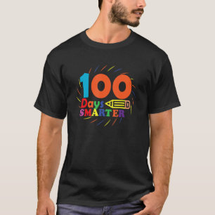 Happy 100 Days Of School 100 Days Smarter  Student T-Shirt