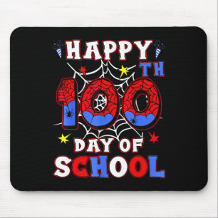 Happy 100 Days Of School 100th Days Flower Teacher Mouse Mat