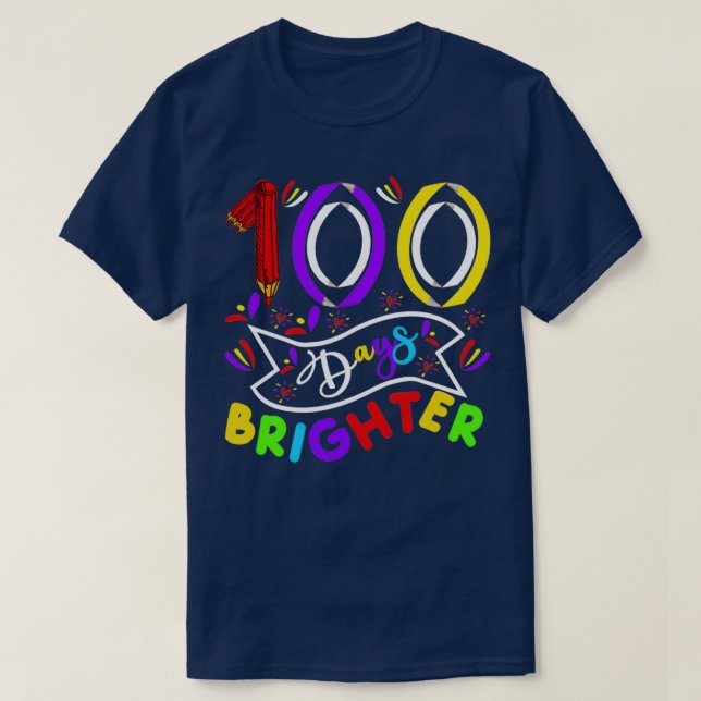 happy 100 days of school 6 1 T-Shirt (Design Front)