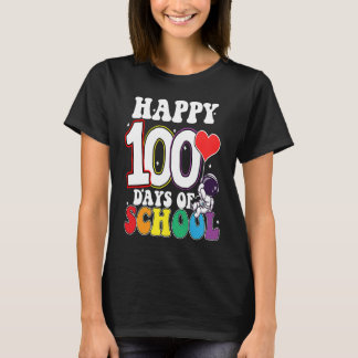 Happy 100 Days Of School Astronaut T-Shirt