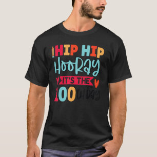 Happy 100 days of school boys girls kindergarten t T-Shirt