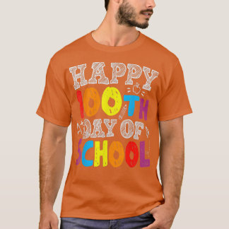Happy 100 Days Of School Boys Girls Teachers T-Shirt