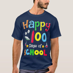 Happy 100 Days Of School Funny Kids Back To School T-Shirt