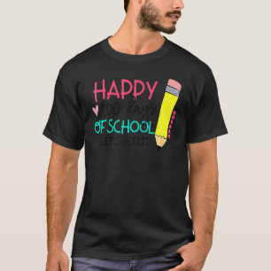 Happy 100 Days Of School Let's Get Lit 100 Days Sm T-Shirt