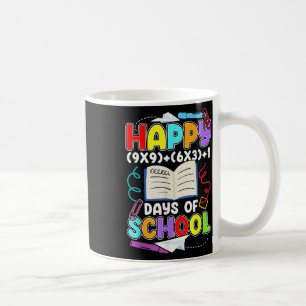 Happy 100 Days Of School Math Equation 100th Day O Coffee Mug