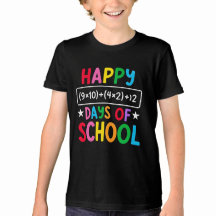 Happy 100 Days of School – Math Fun Design T-Shirt