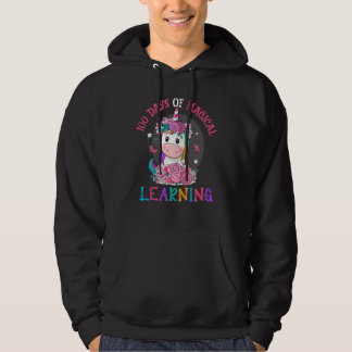 Happy 100 Days Of School Pink Unicorn Cute Shirt F