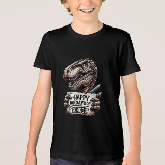 Happy 100 Days Of School Scary Funny Tri-Blend Shirt