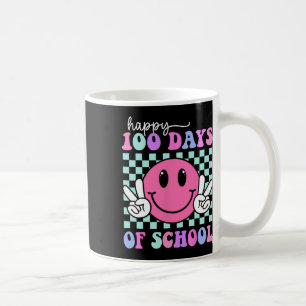 Happy 100 Days Of School Smile Teacher Boy Girl 10 Coffee Mug