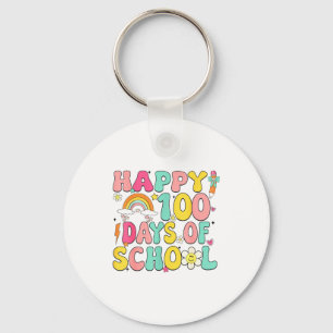 Happy 100 Days Of School Teacher Appreciation Boys Key Ring