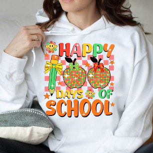 happy 100 days of school . teacher appreciation hoodie