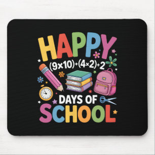 Happy 100 Days School Math Equation 100th Day Of S Mouse Mat