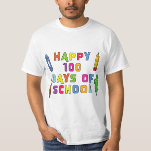 Happy 100 Days smarter Of School Teacher Student   T-Shirt