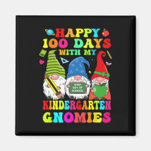 Happy 100 Days With My Kindergarten Gnomies For Te Magnet