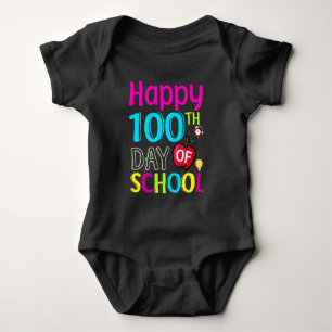 Happy-100-th-day-of-school Baby Bodysuit