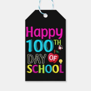 Happy-100-th-day-of-school Gift Tags
