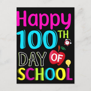 Happy-100-th-day-of-school Postcard