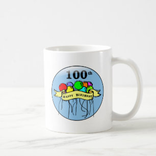 Happy 100th Birthday ballons Coffee Mug