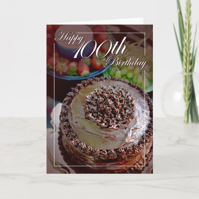 Happy 100th Birthday Card (Front)