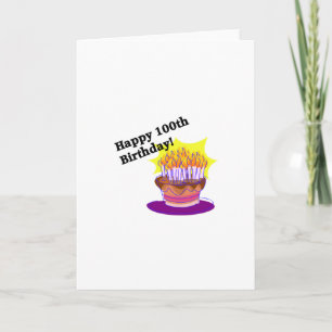 Happy 100th Birthday Card