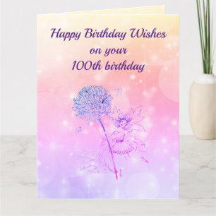 Happy 100th Birthday Greeting Card