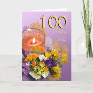 Happy 100th Birthday Greeting Card