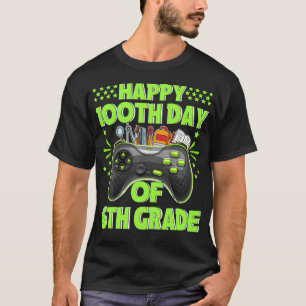 Happy 100th Day of 6th Grade Teacher Student For K T-Shirt