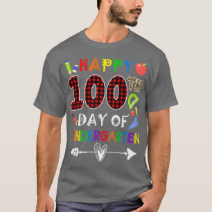 Happy 100th Day Of Kindergarten Back To School Gif T-Shirt