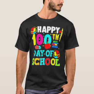 Happy 100th Day of Kindergarten Teacher or Student T-Shirt