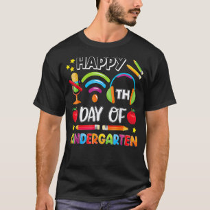 Happy 100th Day Of Kindergarten Teacher Or Student T-Shirt