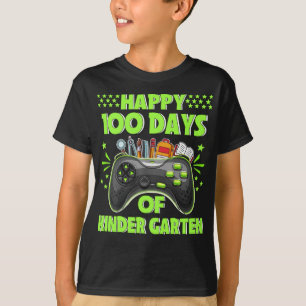 Happy 100th Day of Kindergarten Teacher Student T-Shirt
