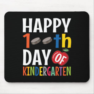 Happy 100th Day Of Pre Kindergarten  School Teache Mouse Mat