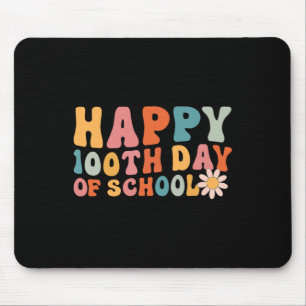 Happy 100th Day Of School 100 Days Brighter Girls Mouse Mat