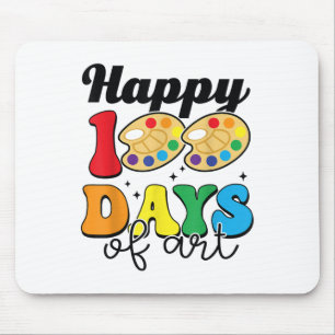 Happy 100th Day Of School 100 Days Of Art Teachers Mouse Mat