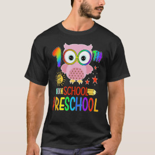 Happy 100th day of School  100 days of Preschool T T-Shirt
