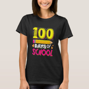 Happy 100th day Of School 100 Days of School Penci T-Shirt