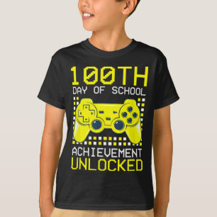 Happy 100th Day Of School Achievement Unlocked For T-Shirt