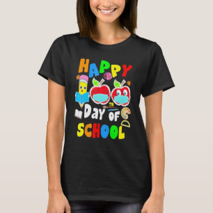 Happy 100th Day Of School Apple Face Mask Virtual  T-Shirt
