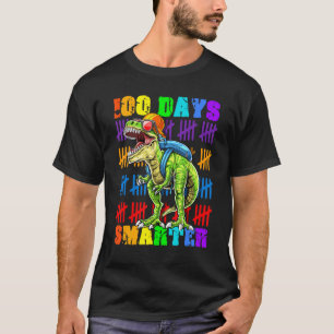 Happy 100th Day Of School Dino Trex 100 Days Smar T-Shirt