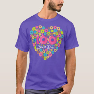 Happy 100th Day Of School Donuts 100 Sweet Days Te T-Shirt