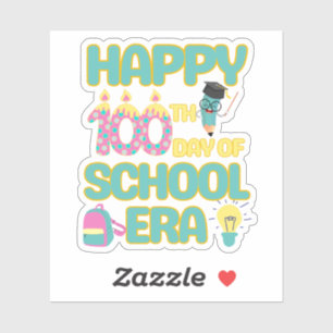 Happy 100th Day Of School Era Back To School Funny