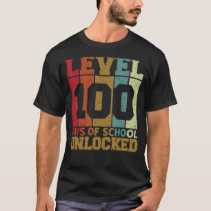 Happy 100th Day Of School For Teacher Student Vide T-Shirt
