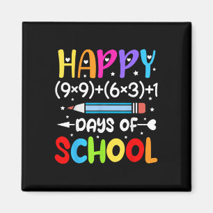 Happy 100th Day Of School Kids 100 Days Smarter Ma Magnet