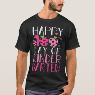 Happy 100th Day of School Kindergarten Teacher Stu T-Shirt